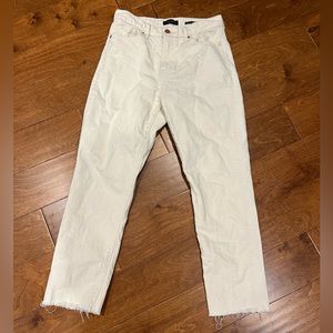 Banana republic cream colored jeans
